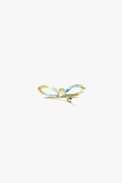Love Puff Bow Side Clamp - Honey Mix | Anna Sui