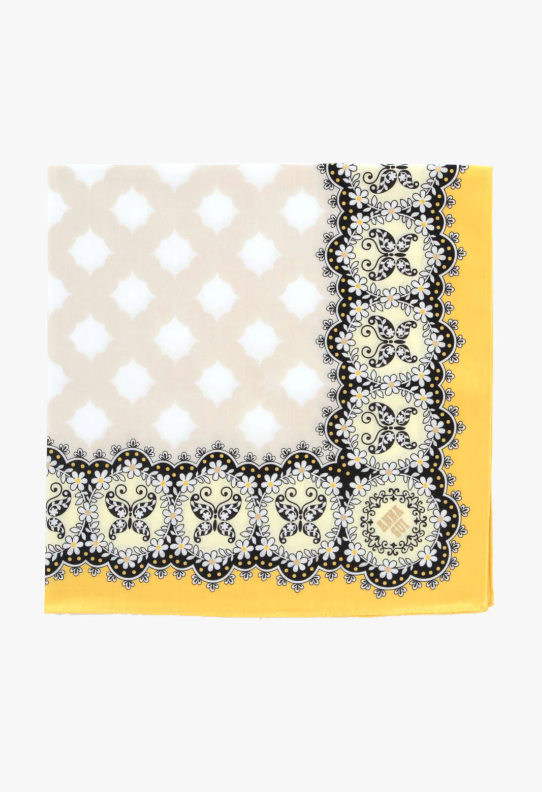 Butterfly Boarder Handkerchief | Anna Sui