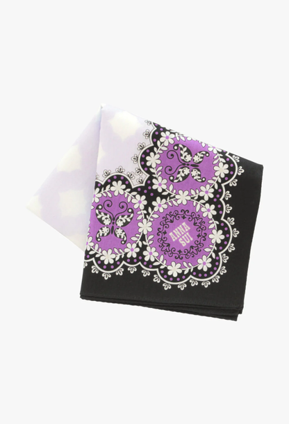 Butterfly Boarder Handkerchief | Anna Sui