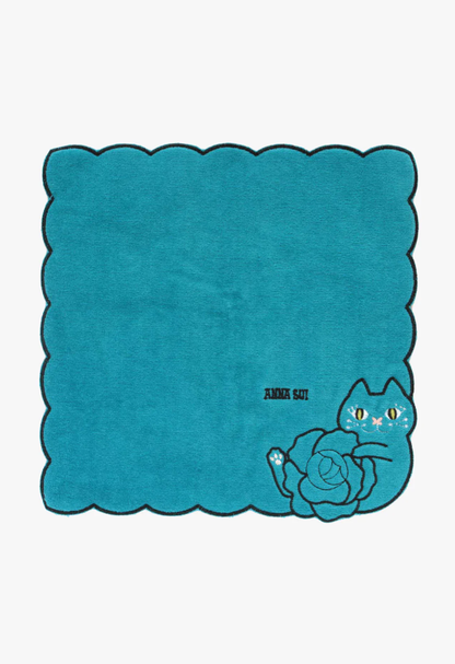 Cat Embroidery Rose Washcloth | Anna Sui