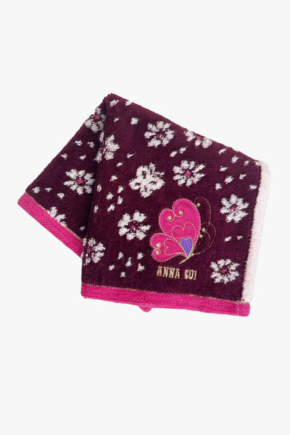 Butterfly Flowers Washcloth | Anna Sui