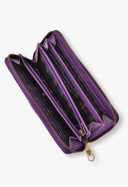 Victorian Quilted Wallet - Purple | Anna Sui
