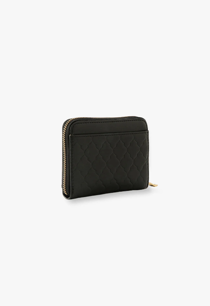 Victorian Quilted Small Wallet - Black | Anna Sui