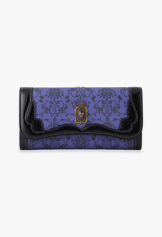Lacey Roses Wallet - Purple | Anna Sui