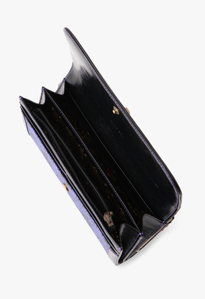 Lacey Roses Wallet - Purple | Anna Sui