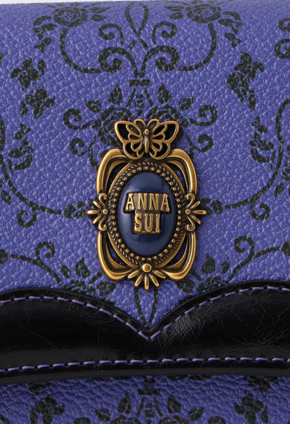 Lacey Roses Wallet - Purple | Anna Sui