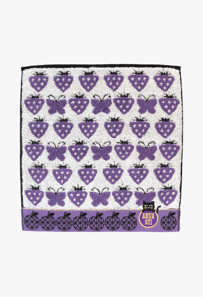 Strawberry Blossom Cat Washcloth | Anna Sui