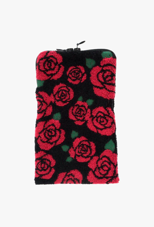 Rosebud Zipper Towel Pouch | Anna Sui