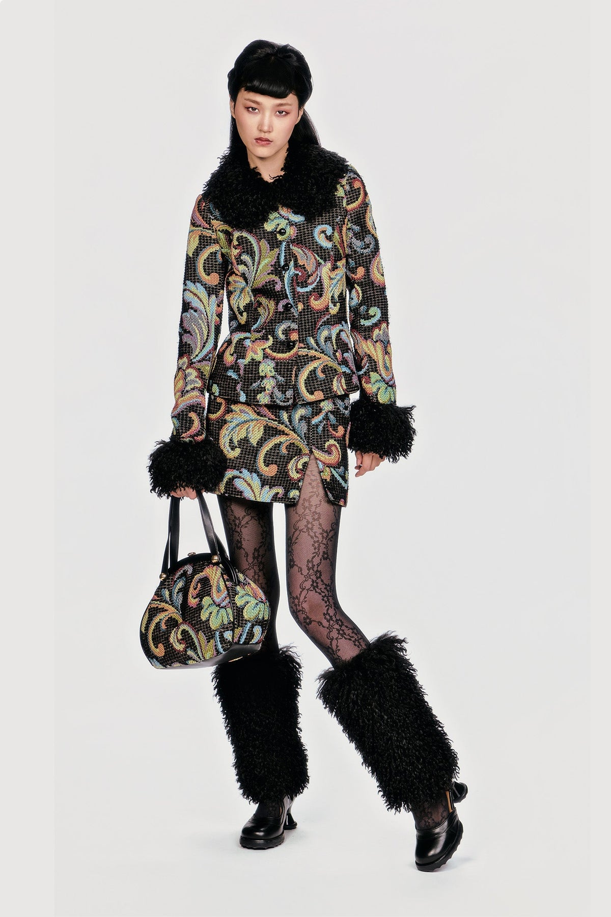 Tapestry Mini Skirt | Anna Sui