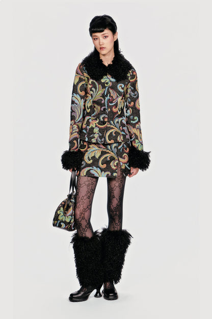 Tapestry Mini Skirt | Anna Sui