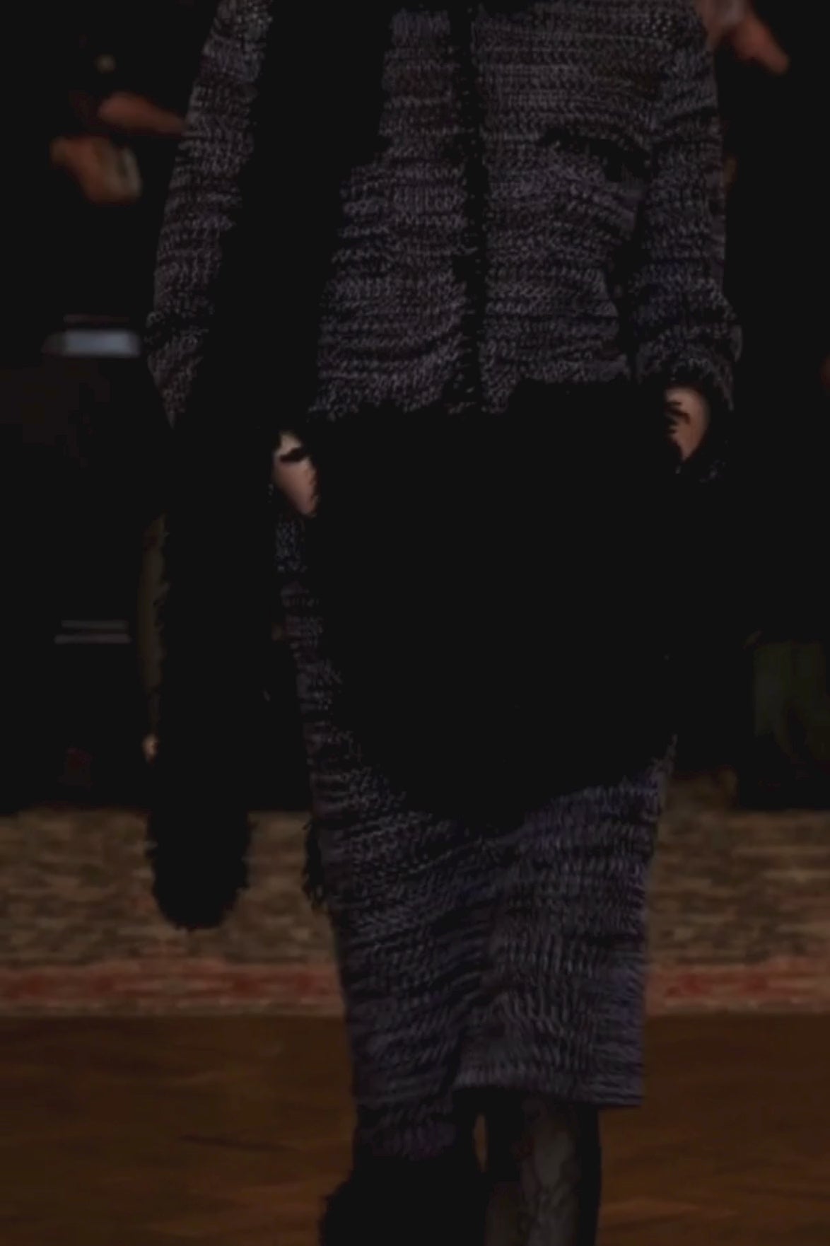 Faux Fur Muff - Black | Anna Sui