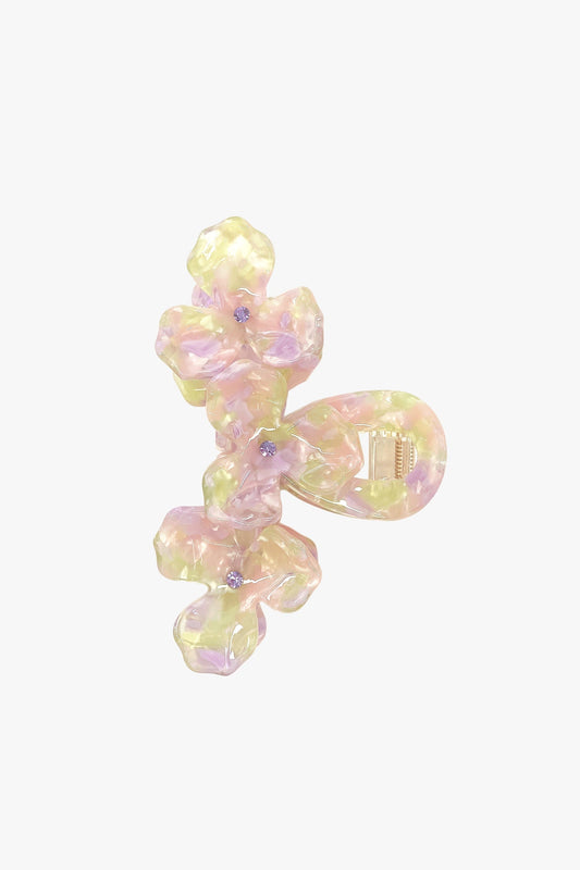 Triple Flower Rhinestone Jaw Clip | Anna Sui