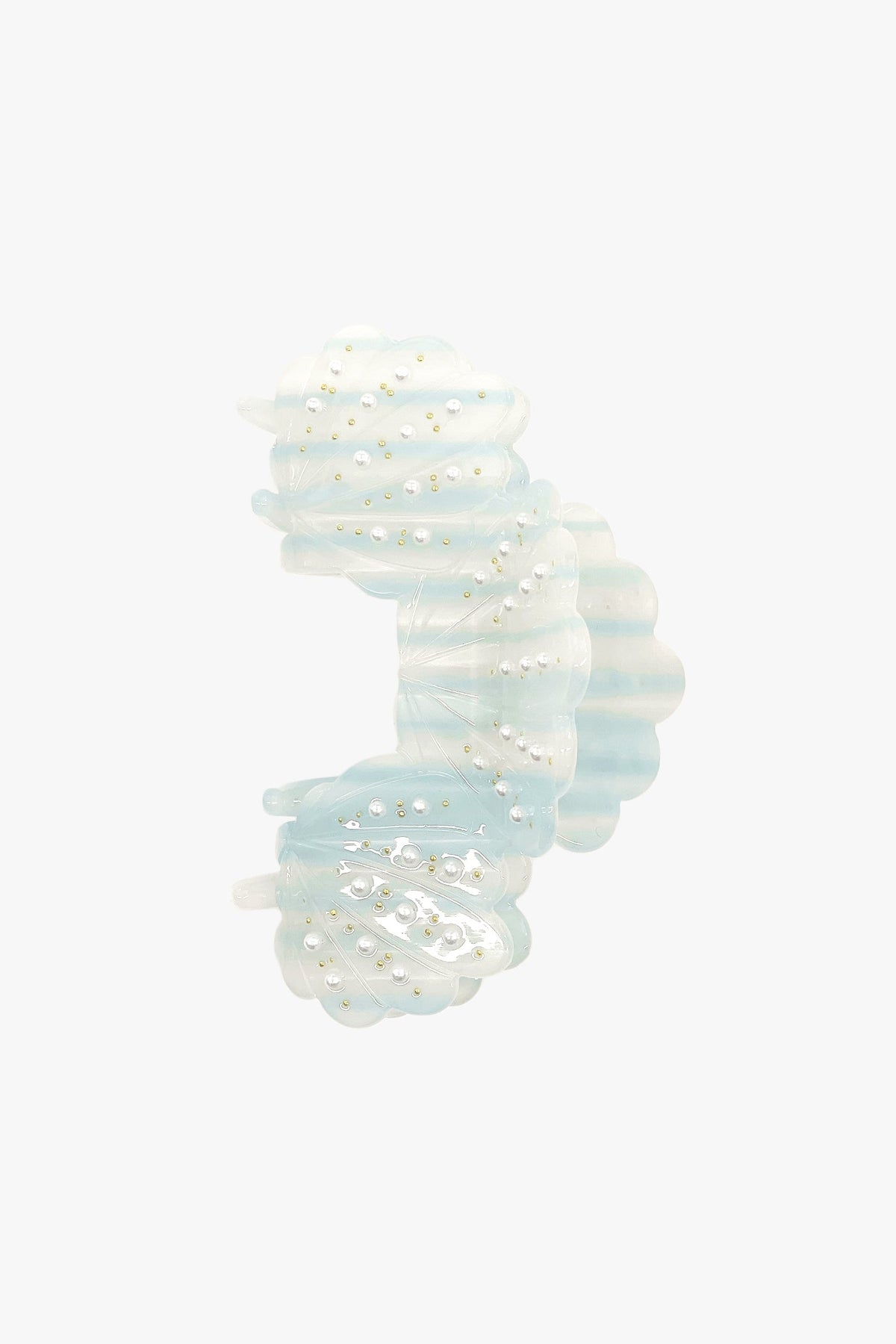 Pearlized Shell Jaw - Blue | Anna Sui