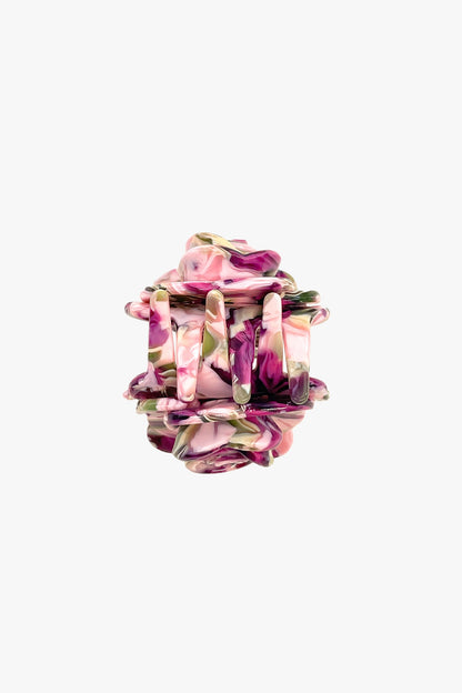 Layered Rosette Hair Jaw Clip - Multi Color | Anna Sui