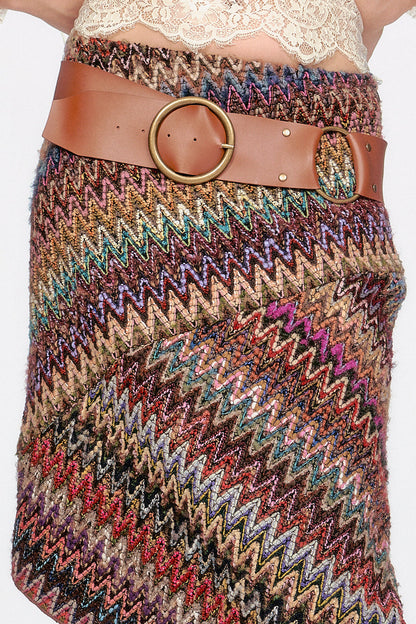 O-Ring Leather Belt - Oak | Anna Sui