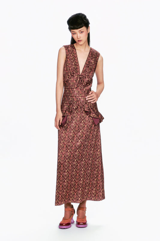 Wallpaper Medley Maxi Dress | Anna Sui