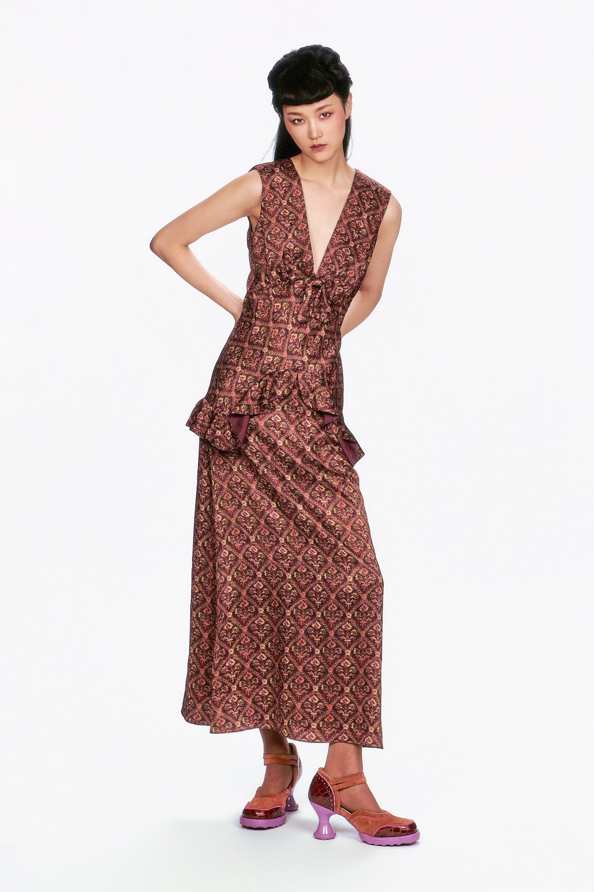 Wallpaper Medley Maxi Dress | Anna Sui