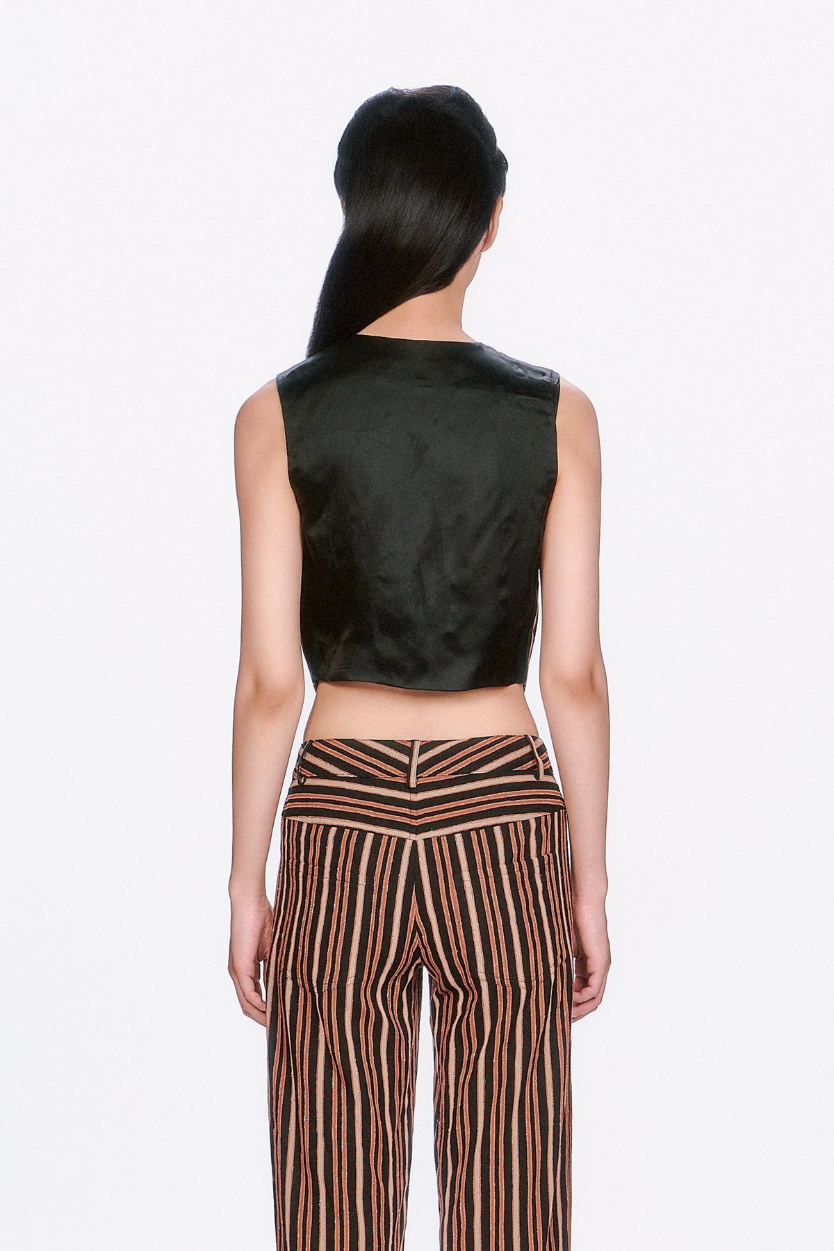 Pinstripe Vest | Anna Sui