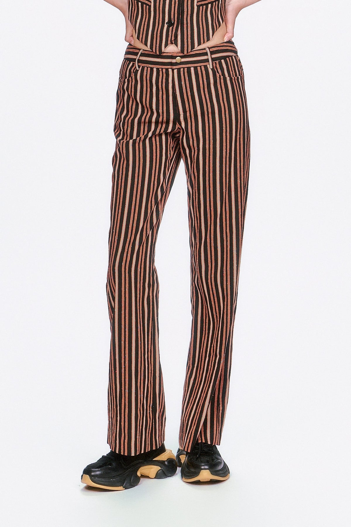 Pinstripe Pants | Anna Sui