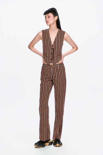 Pinstripe Pants | Anna Sui