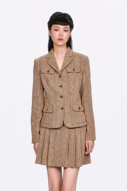 Herringbone Jacket | Anna Sui