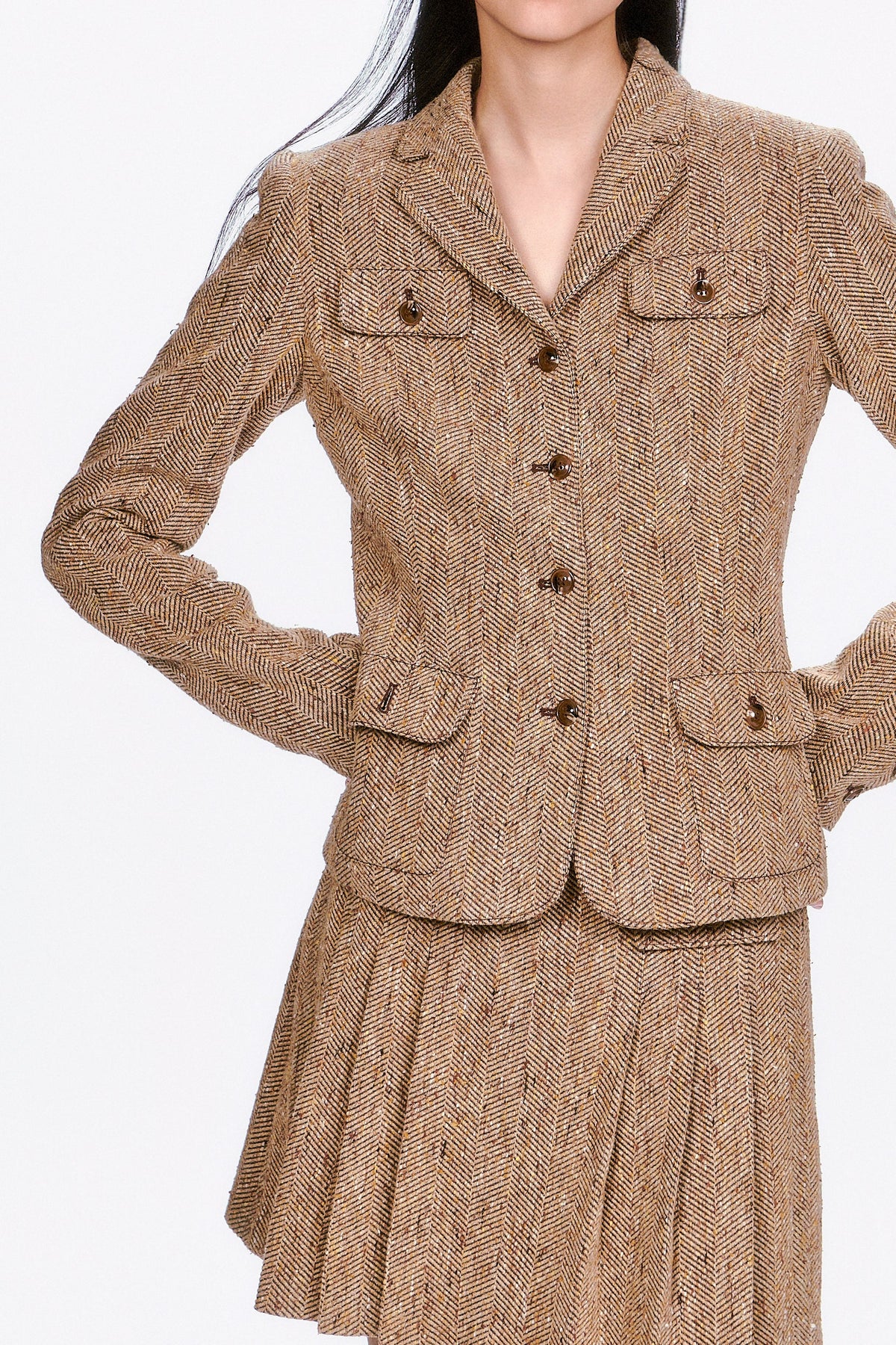 Herringbone Jacket | Anna Sui
