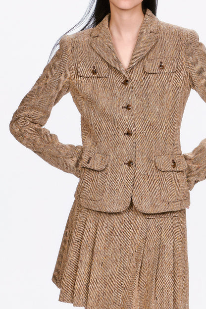 Herringbone Jacket | Anna Sui