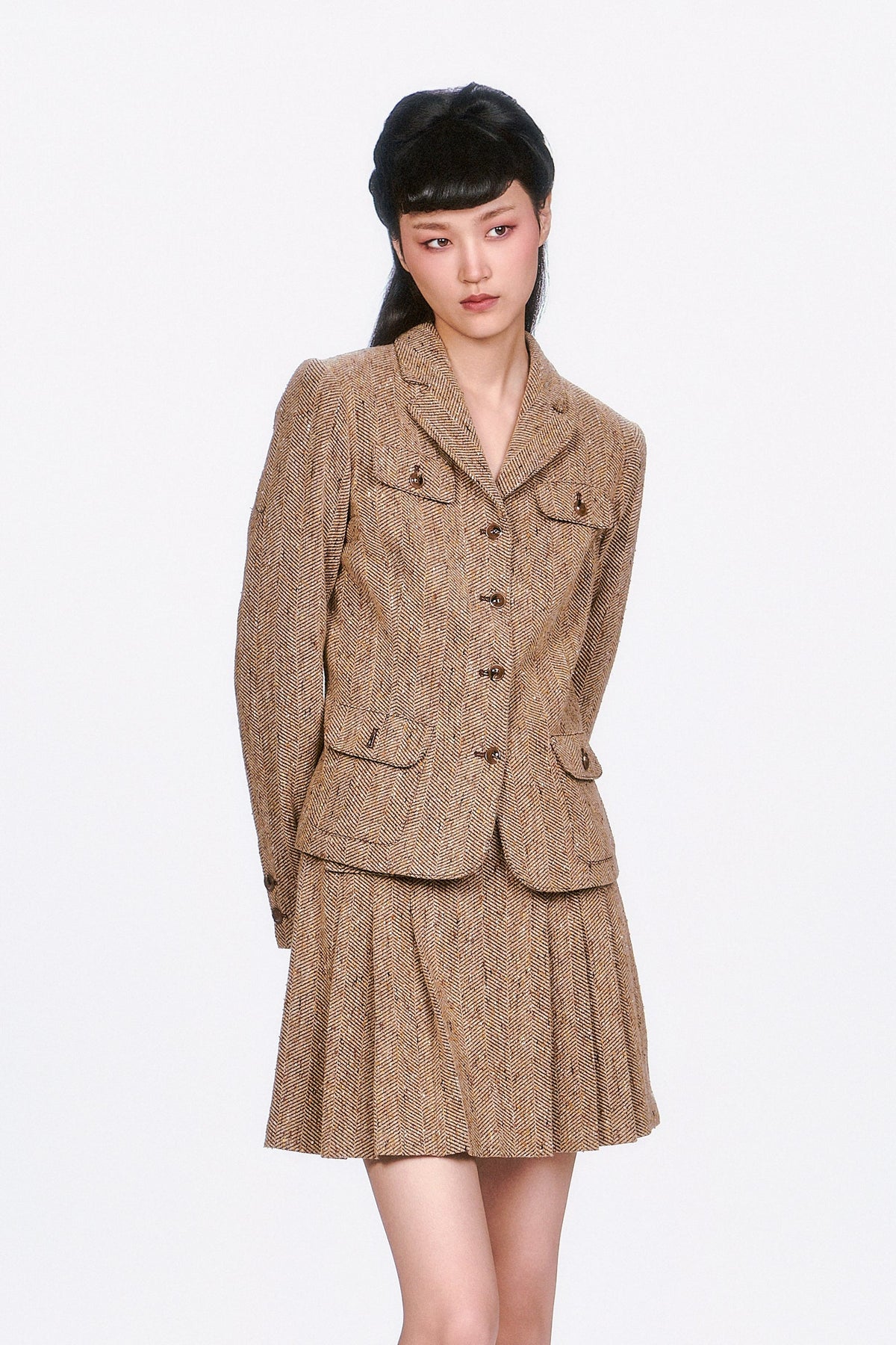 Herringbone Jacket | Anna Sui