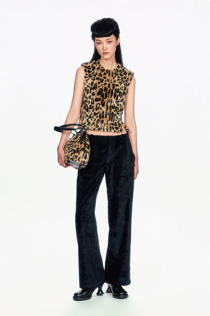 Faux Leopard Sleeveless Top | Anna Sui