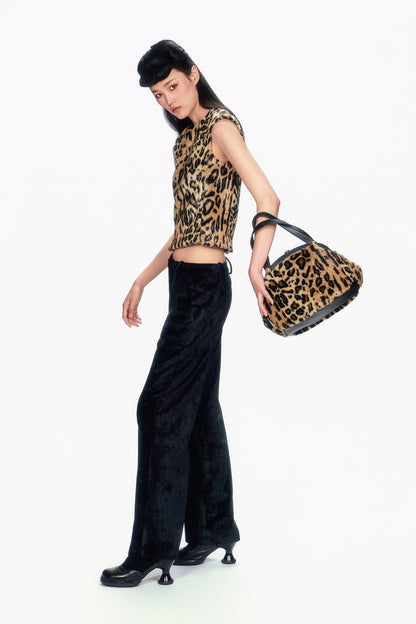 Faux Leopard Sleeveless Top | Anna Sui