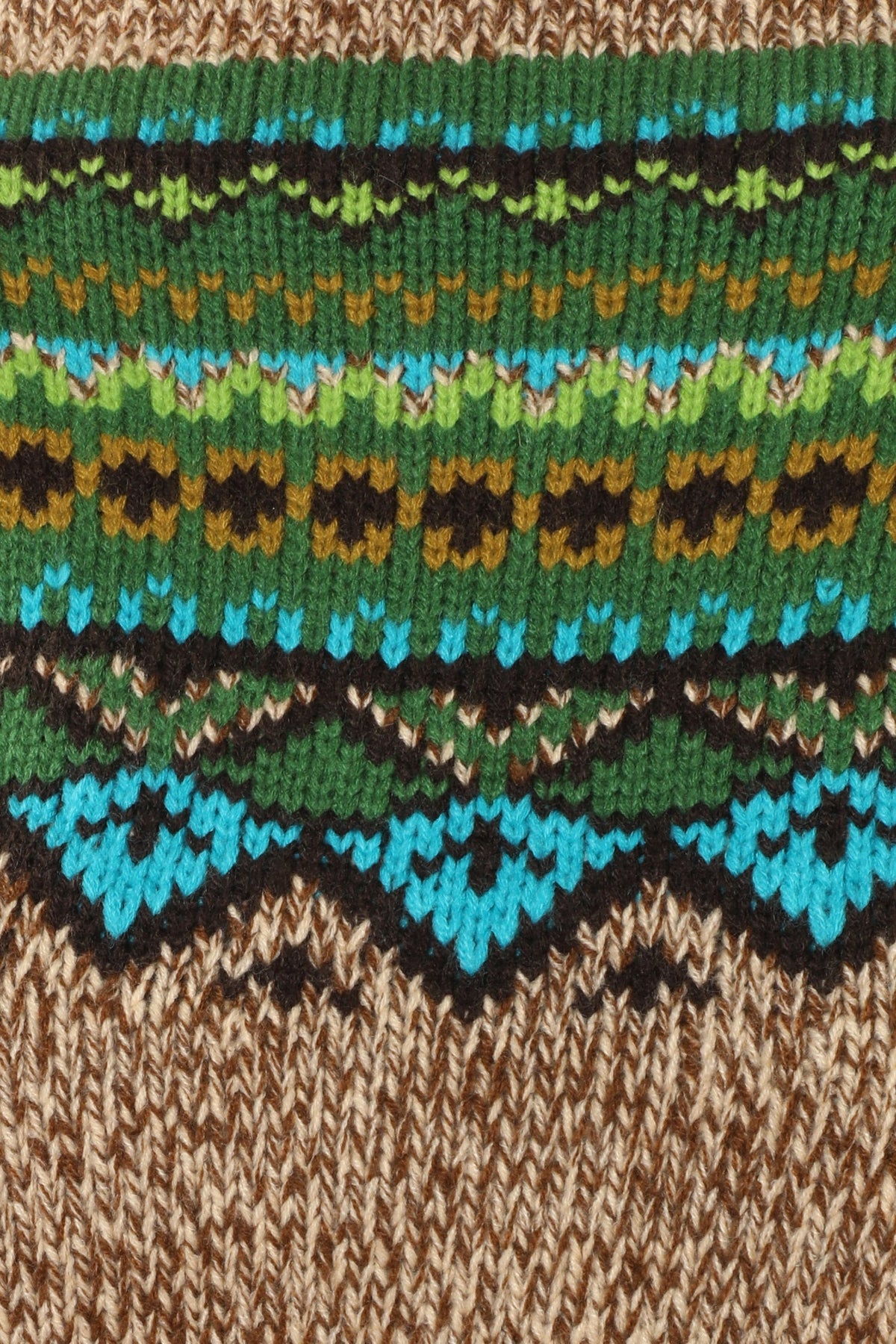 Fair Isle Sweater - Teal | Anna Sui