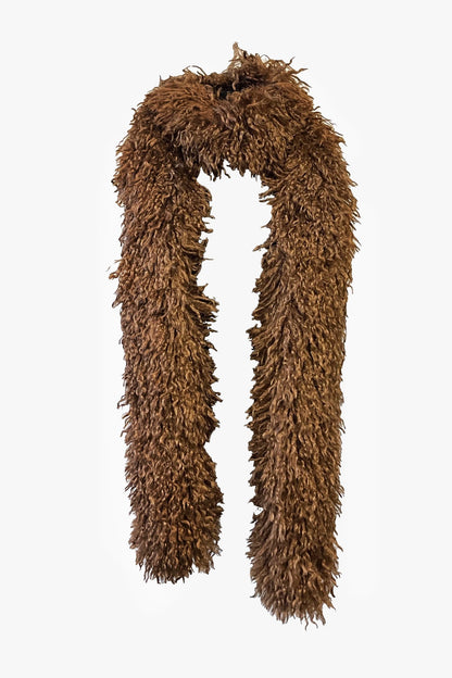 Faux Fur Scarf - Caramel | Anna Sui