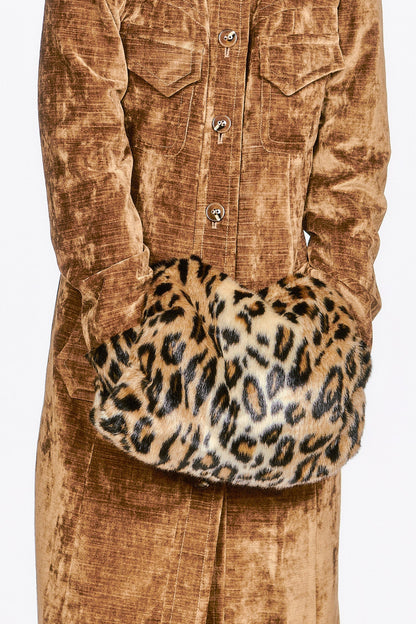 Faux Leopard Muff | Anna Sui
