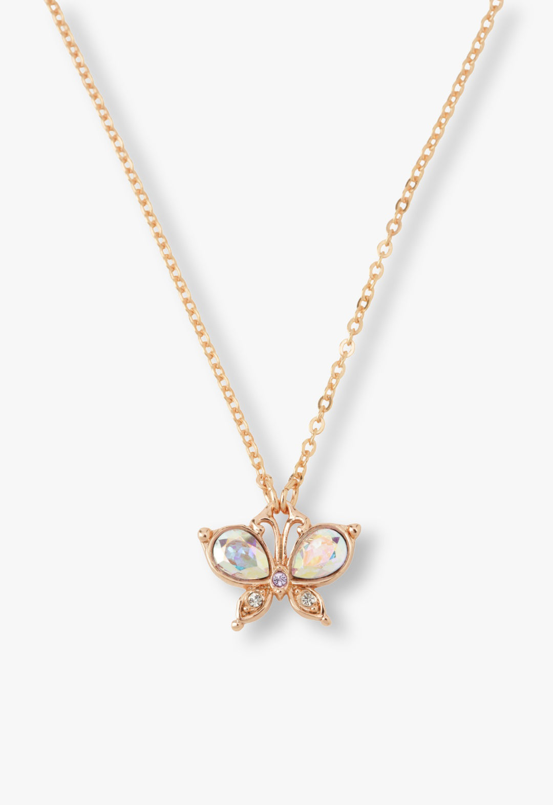 Rose Gold Butterfly Necklace | Anna Sui