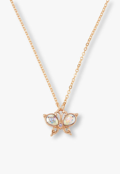 Rose Gold Butterfly Necklace | Anna Sui