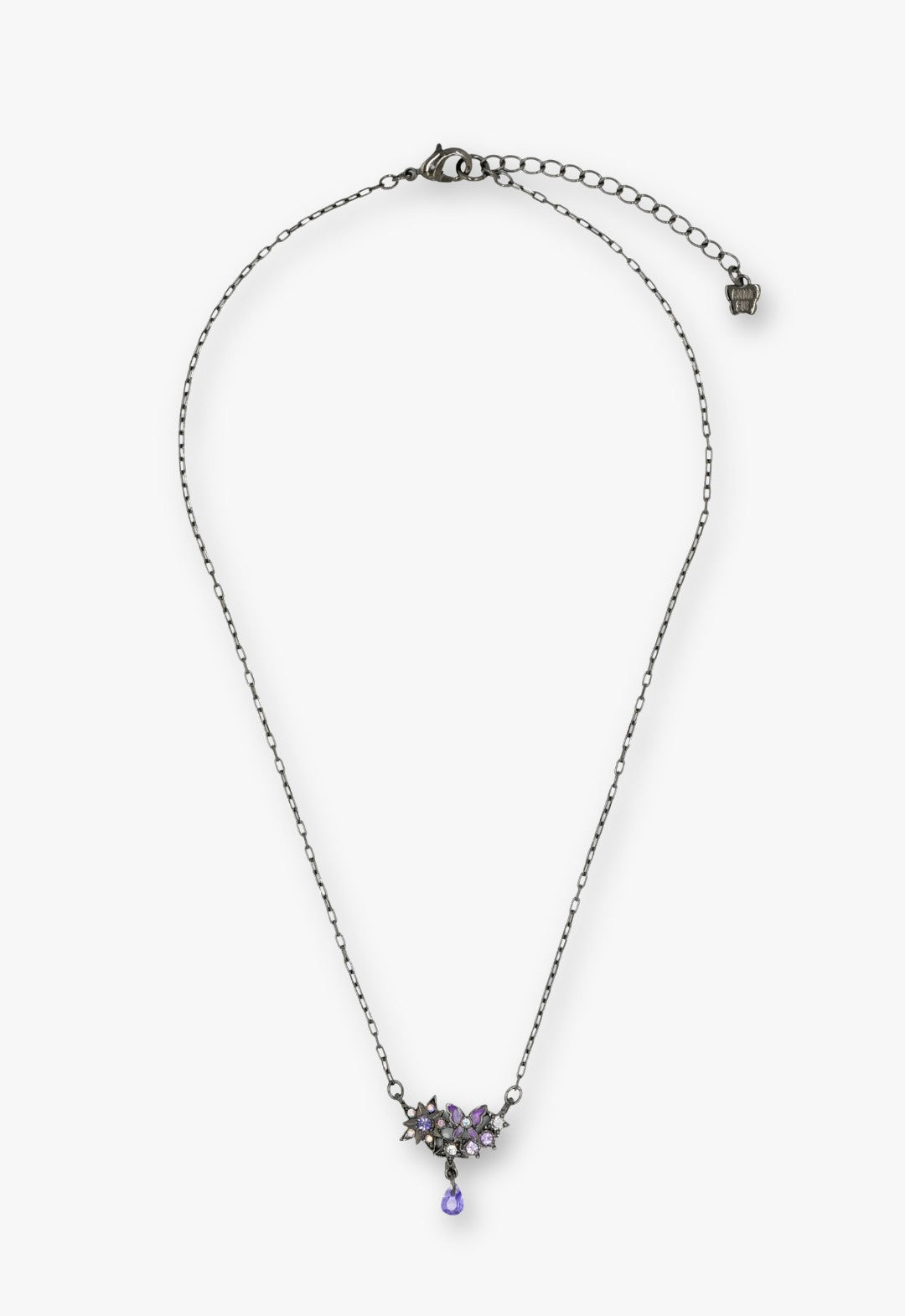Midnight Amethyst Butterfly Necklace | Anna Sui
