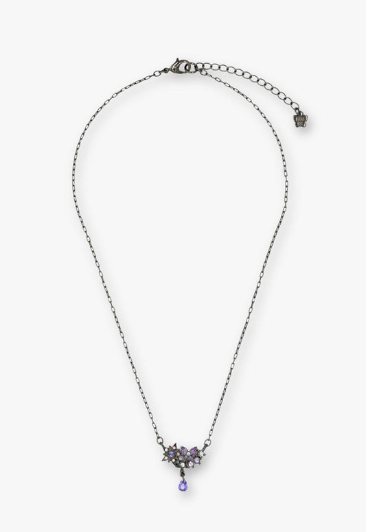 Midnight Amethyst Butterfly Necklace | Anna Sui