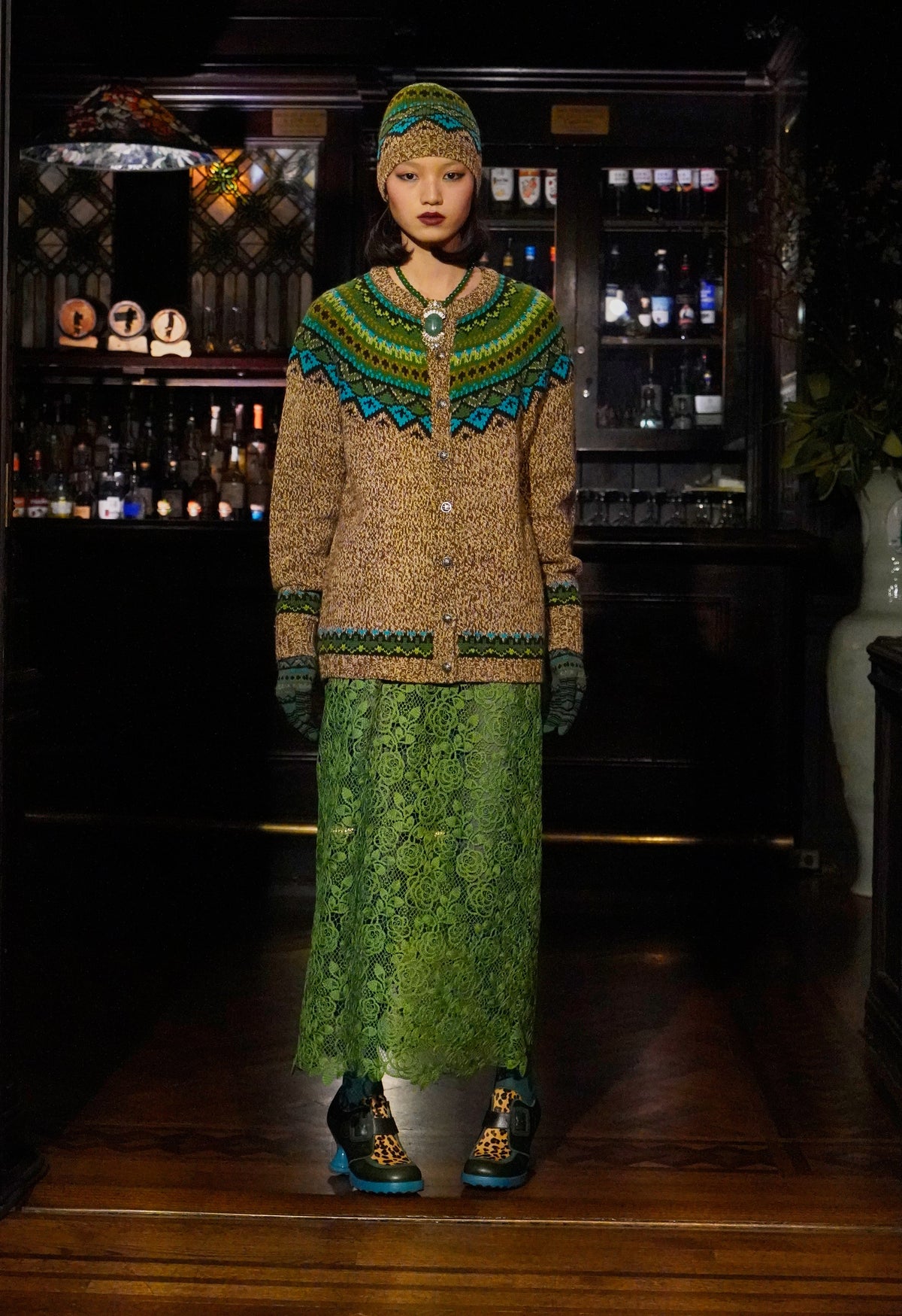 Rose Crochet Lace Skirt | Anna Sui