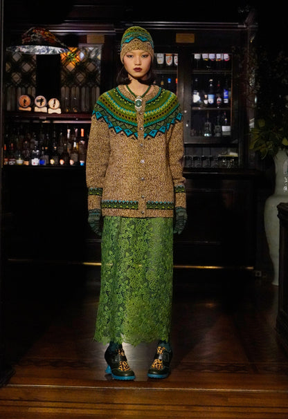 Rose Crochet Lace Skirt | Anna Sui