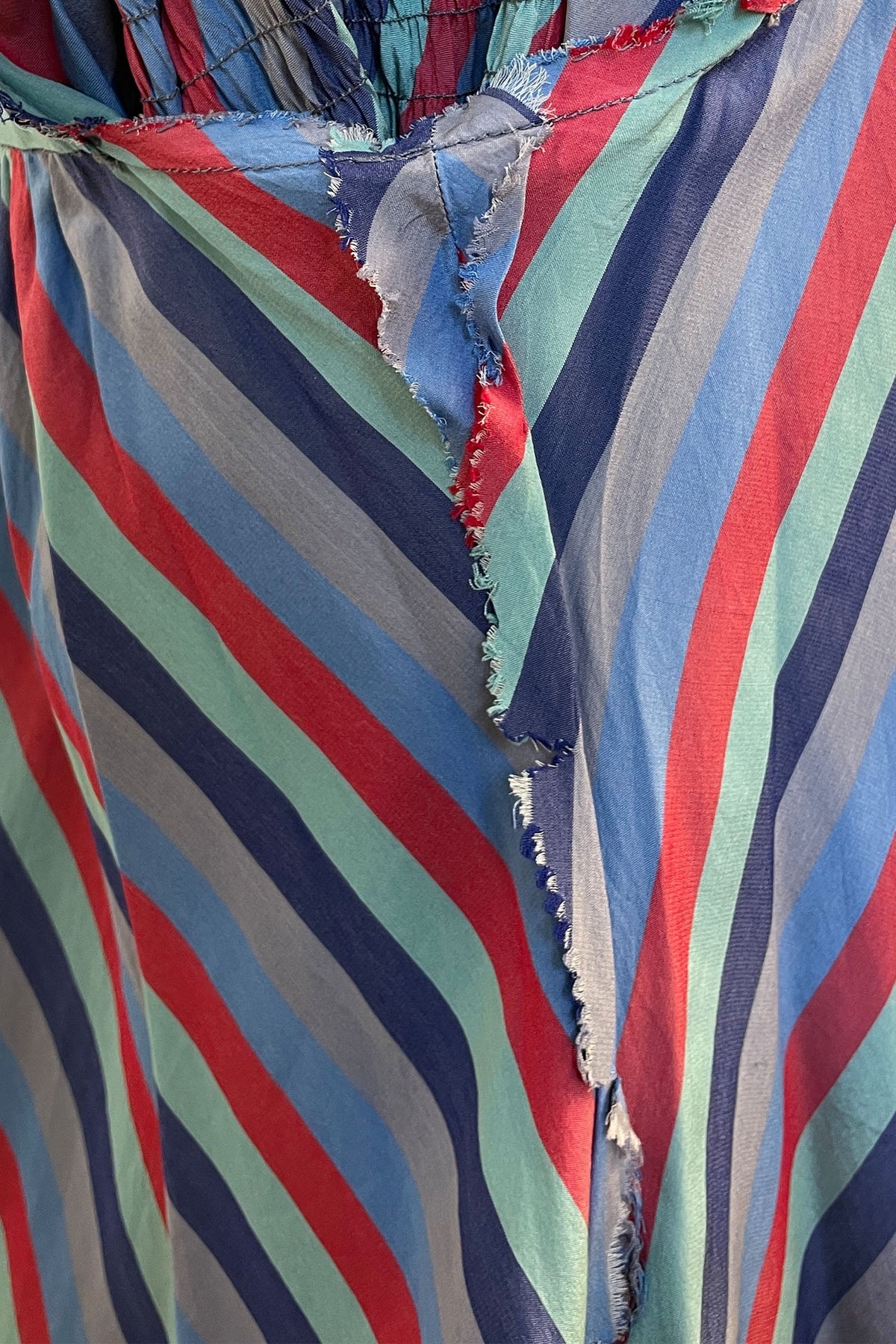 Vintage Silk Crepe De Chine With Smocking Top | Anna Sui