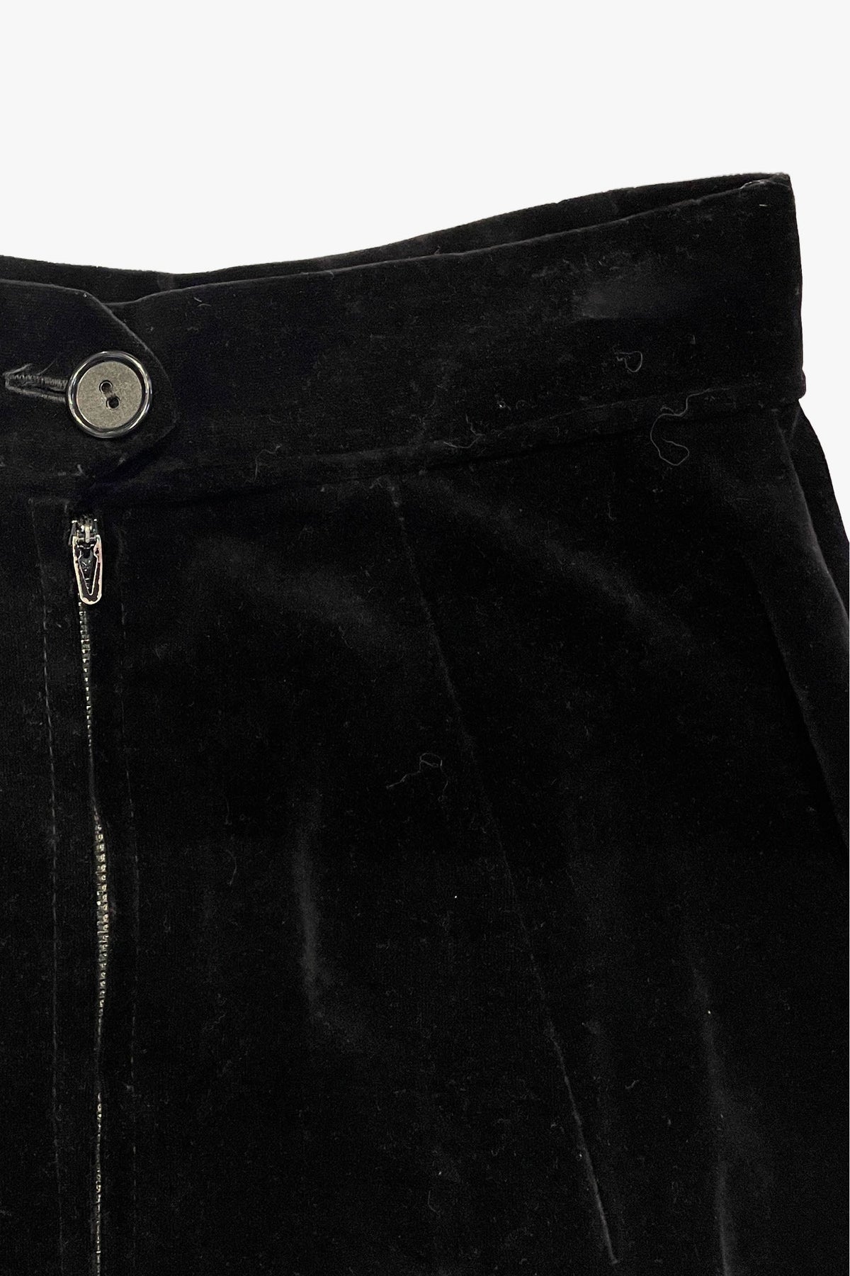Vintage Velvet Embroidered Mini Skirt | Anna Sui
