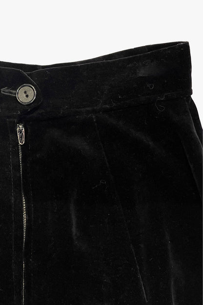 Vintage Velvet Embroidered Mini Skirt | Anna Sui