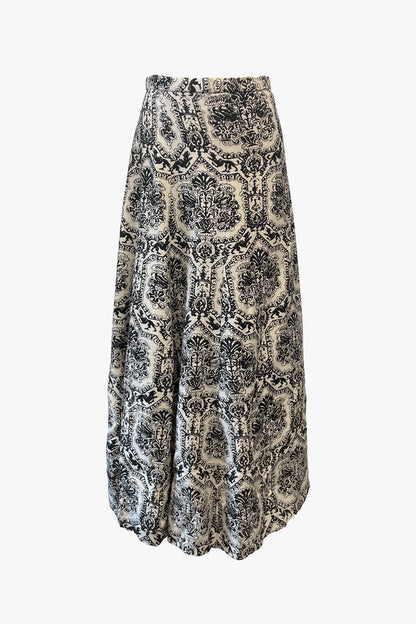 Vintage Wallpaper Print Skirt | Anna Sui