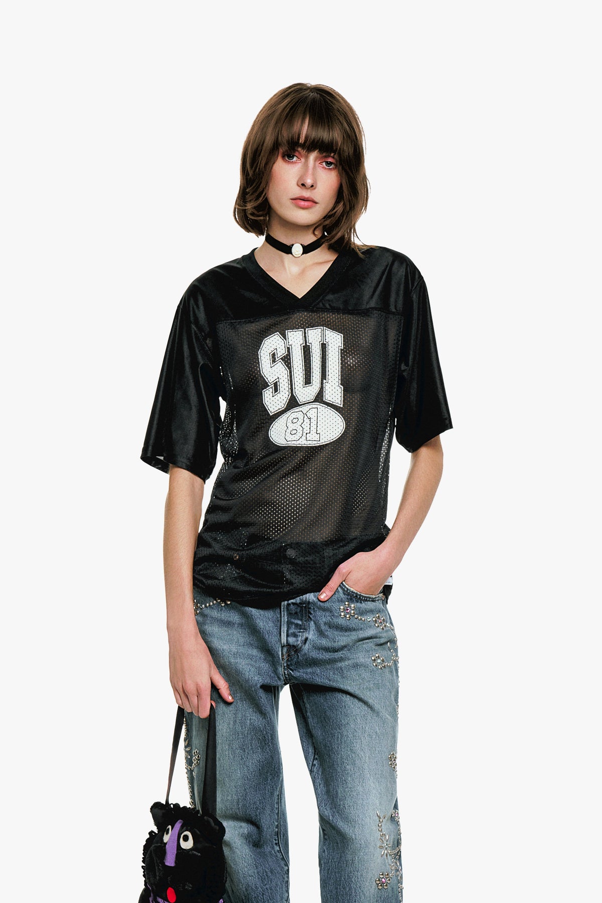 Sui 81 Jersey - Black | Anna Sui
