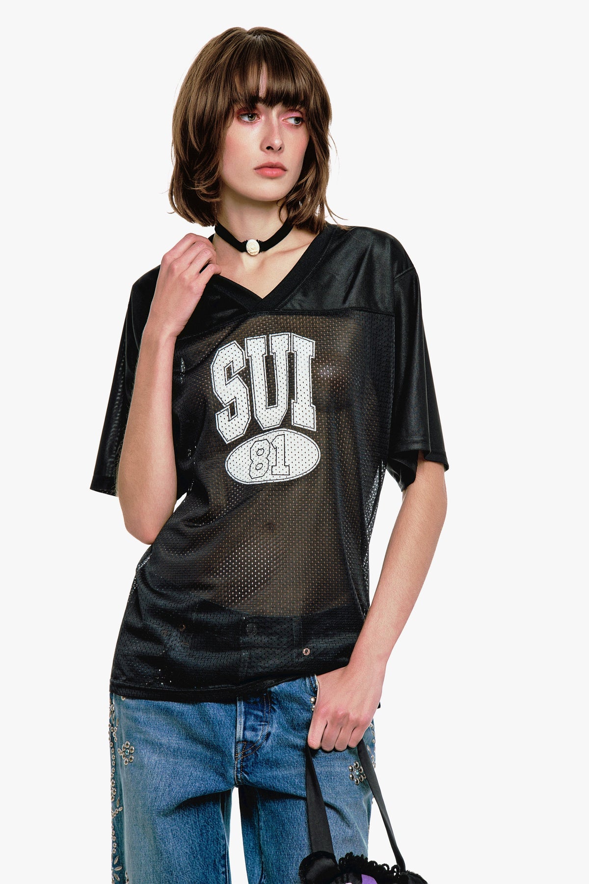 Sui 81 Jersey - Black | Anna Sui