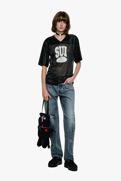 Sui 81 Jersey - Black | Anna Sui