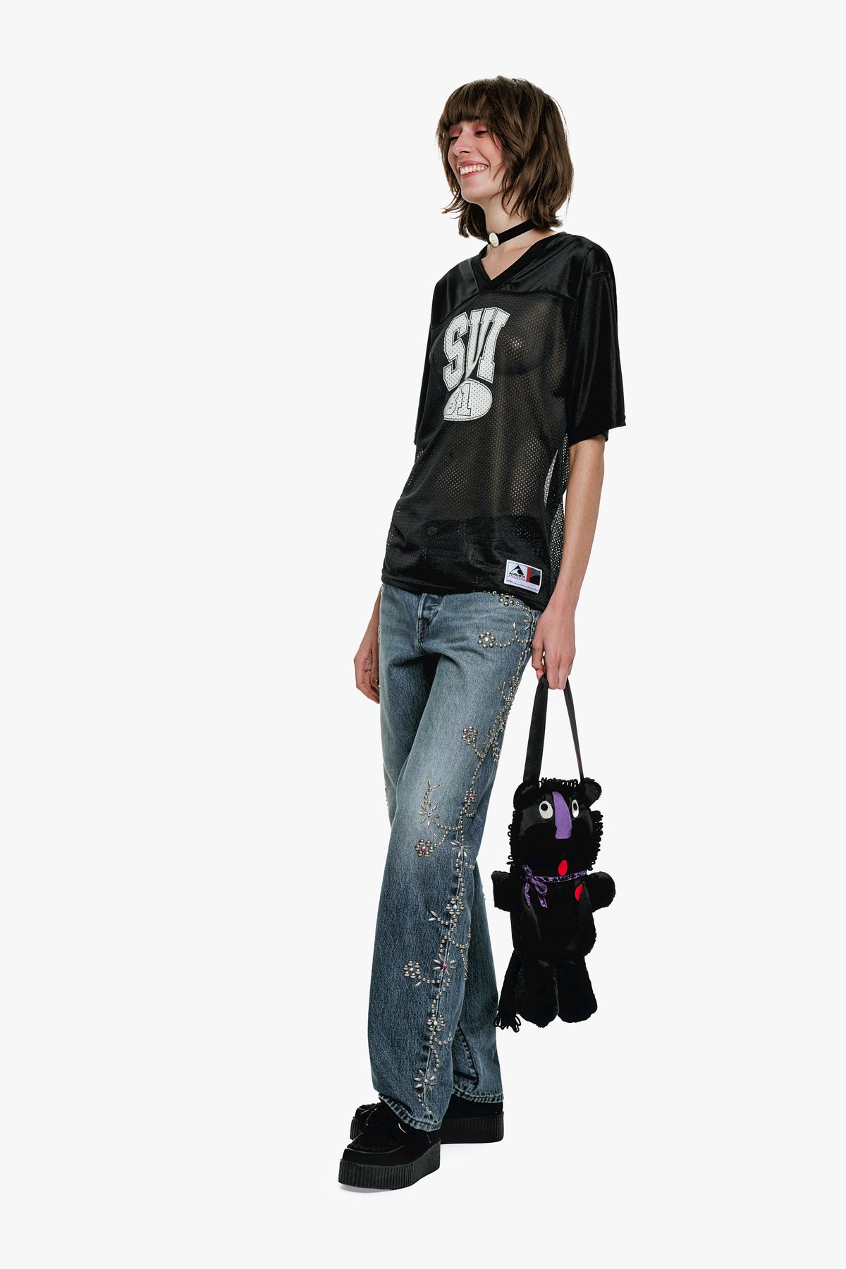 Sui 81 Jersey - Black | Anna Sui