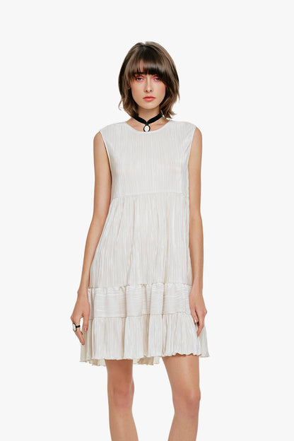 Plissé Babydoll Dress | Anna Sui