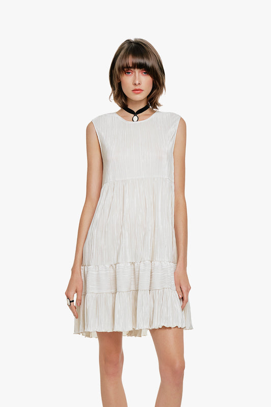 Plissé Babydoll Dress | Anna Sui