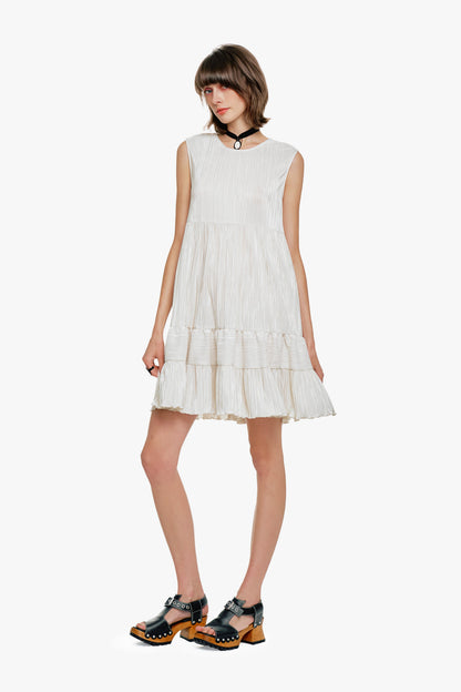 Plissé Babydoll Dress | Anna Sui